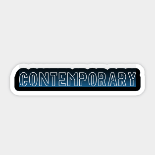 contemporary dancer design Sticker